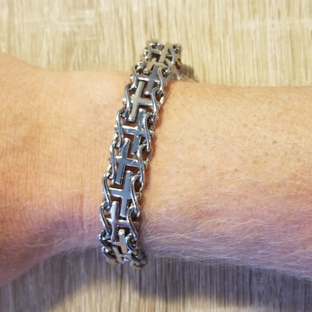 Mens stainless steel bracelet